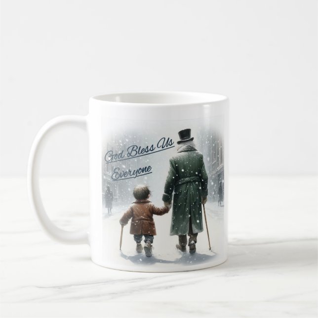 Tiny Tim et Scrooge Main dans la Mug Café à la mai (Gauche)