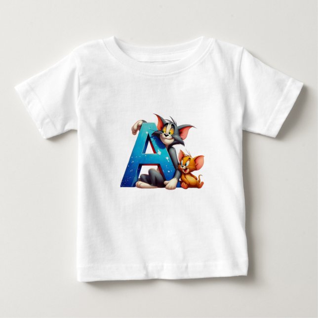 TinyToon Pals – Tom & Jerry Fun T-Shirt pour bébé  (Devant)