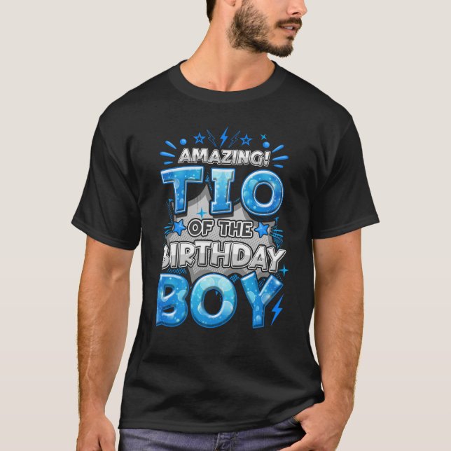 Tio Incroyable Du Garçon D'anniversaire T-Shirts F (Devant)