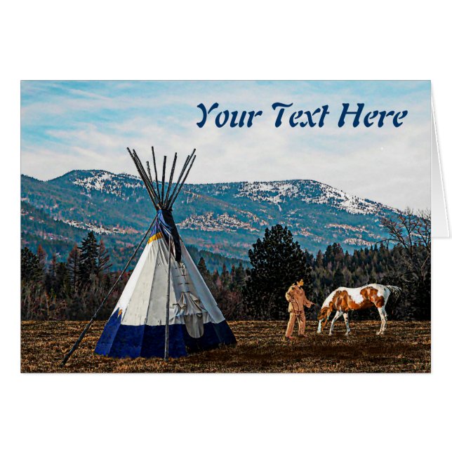 Tipi - Camp d'hiver (Devant horizontal)