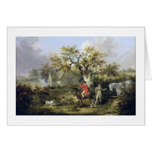 Tir de perdrix (huile sur la toile)