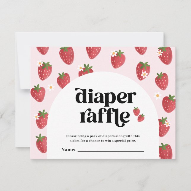 Tirage de couche mignonne Carte de baby shower Ber (Devant)