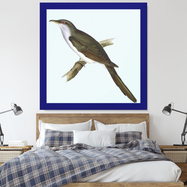 Tirage sur toile du Coucou d'Amérique (Insitu(Chambre))