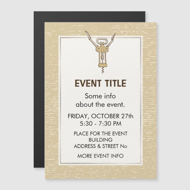 Tire-bouchon (Devant / Derrière)