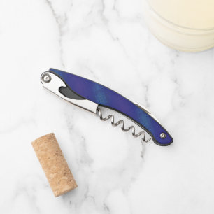 Tire-bouchon Acceptation Motif de Blue Indigo Violet Shibori