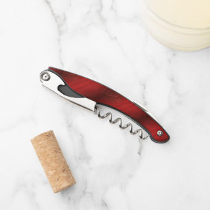 Tire-bouchon Acceptation   Motif de Boho Eclectique Rouge