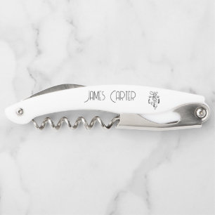 Tire-bouchon Ancre nautique Blue Waiter's Corkvis