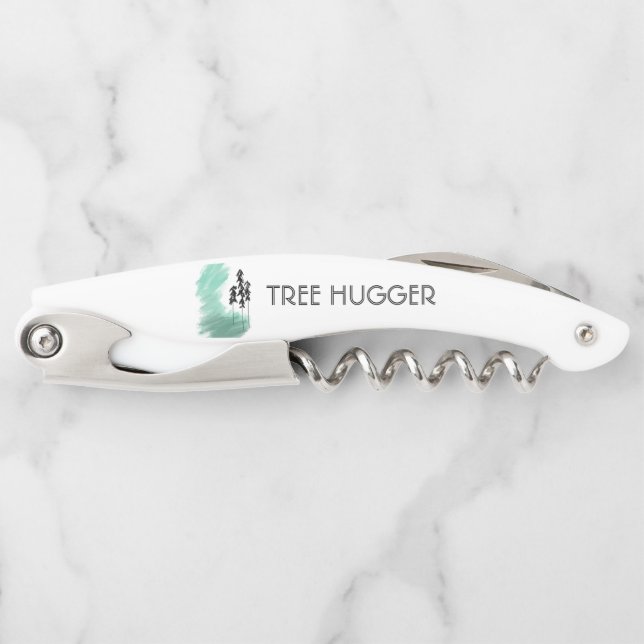 Tire-bouchon art de l'arbre vert scandinave simple moderne ment (Devant)