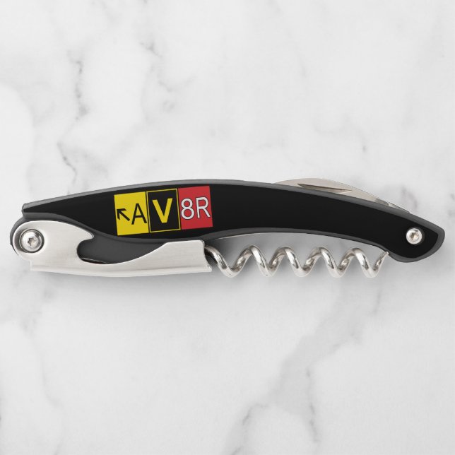 Tire-bouchon Aviateur - AV8R - Vis à vis (Devant)