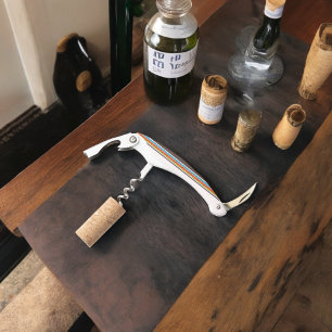 Tire-bouchon Bandes de style Vintage multicolore foncé