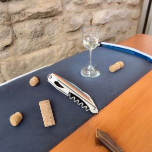 Tire-bouchon Bandes vintages de couleurs claires