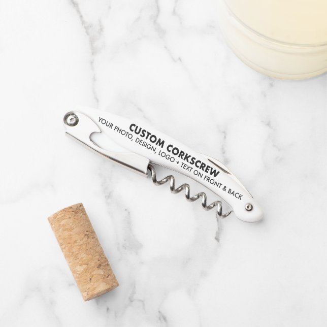 Tire-bouchon Barbecue personnalisé Filet à bouchon de bouchon (Devant)