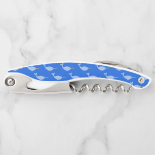 Tire-bouchon Bébé Bleu Cute Garçon Narwhal Motif
