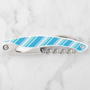 Tire-bouchon Bleu clair Diagonale
