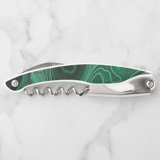 Tire-bouchon Boîtier iPhone Case-Mate Malachite Geode (Dos)