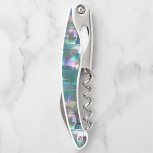 Tire-bouchon Chevauchement de dégradé vert et de couleur dans l