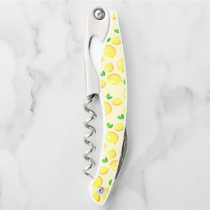 Tire-bouchon Citrons jaunes frais