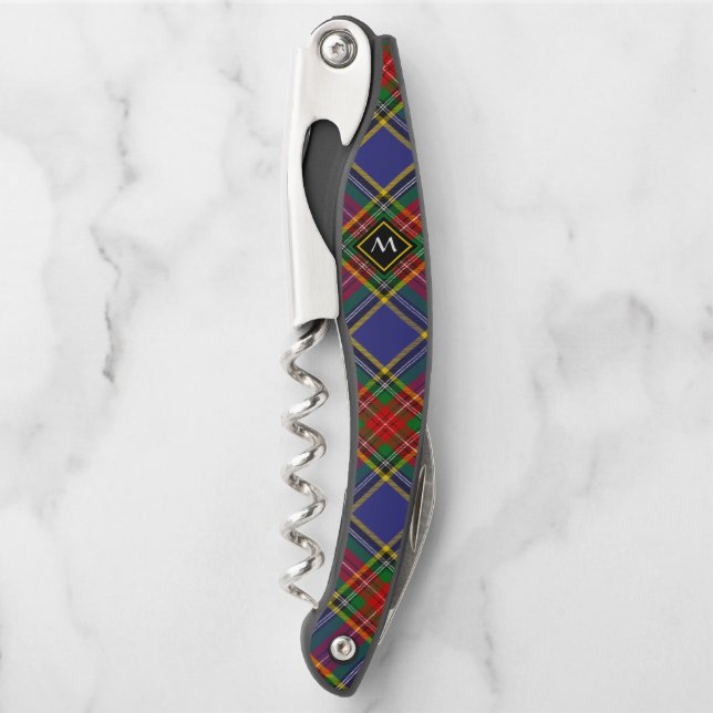 Tire-bouchon Clan MacBeth Tartan Waiter's Corkvis (Devant)