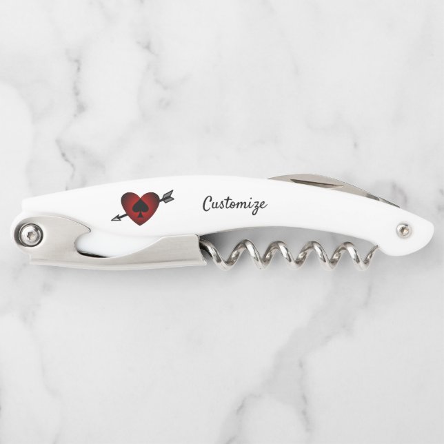 Tire-bouchon Coeur mignon Black Spade Thunder_Cove (Devant)