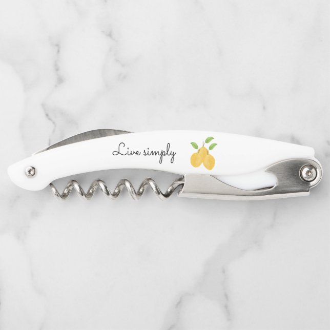 Tire-bouchon Collection Lemon Bloom (Dos)