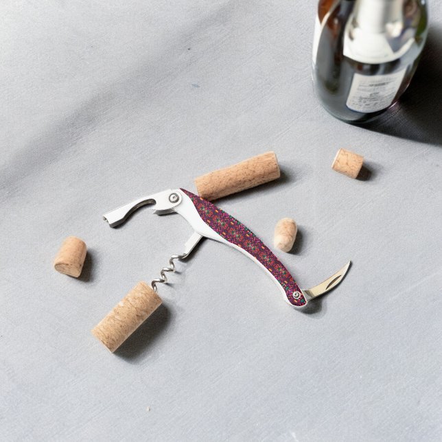 Tire-bouchon Couleur Abstraite vive (Corkscrew Bottle Opener)