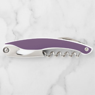 Tire-bouchon Couleur violet foncé solide moderne