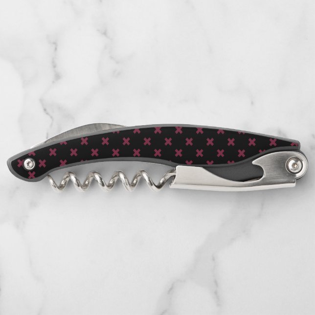 Tire-bouchon Crochets Mulberry sur noir (Dos)