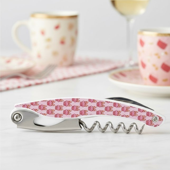 Tire-bouchon Cupcake Waiter's Corkscrew (Créateur téléchargé)