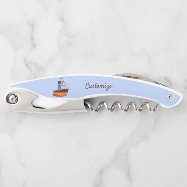 Tire-bouchon Cute Minuscule remorqueur Thunder-Cove (Devant)