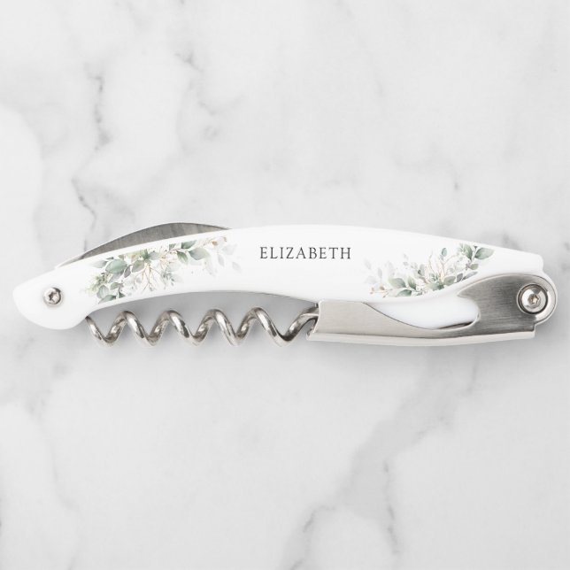 Tire-bouchon de serveur Eucalyptus Gold pour la do (Dos)
