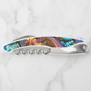 Tire-bouchon Dragon Scales coloré abstrait