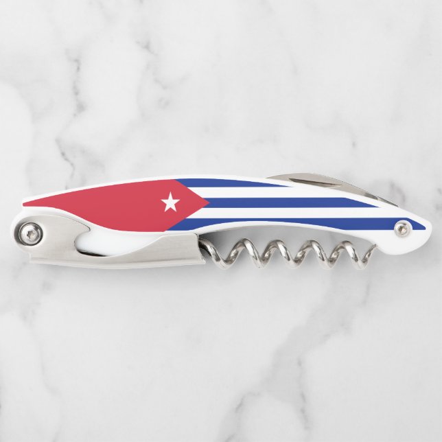 Tire-bouchon Drapeau cubain (Devant)