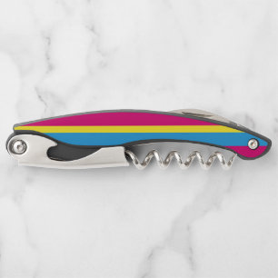 Tire-bouchon Drapeau de fierté pansexuelle SlipperyJoe rose amb