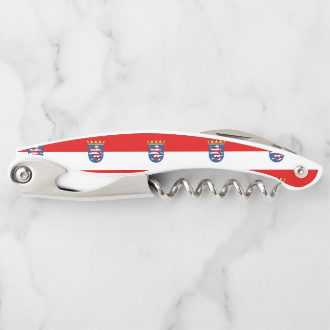 Tire-bouchon Drapeau de Hesse Waiter's Corkvis (Devant)
