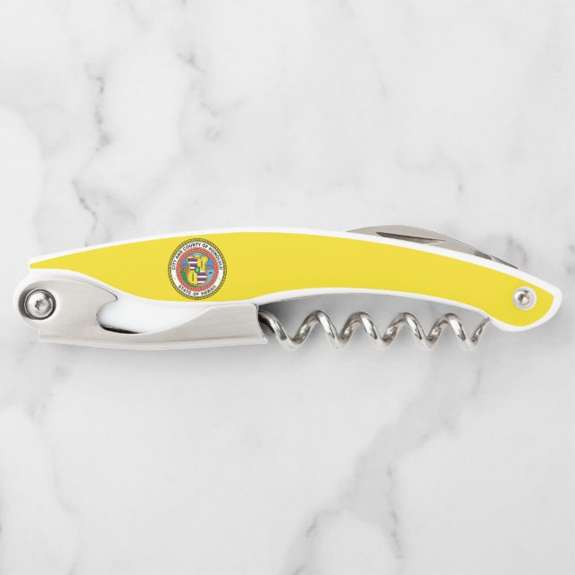 Tire-bouchon Drapeau de la ville d'Honolulu, Hawaii Waiter's Co (Devant)