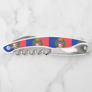 Tire-bouchon Drapeau de Paris, France Vis-à-vis de Waiter