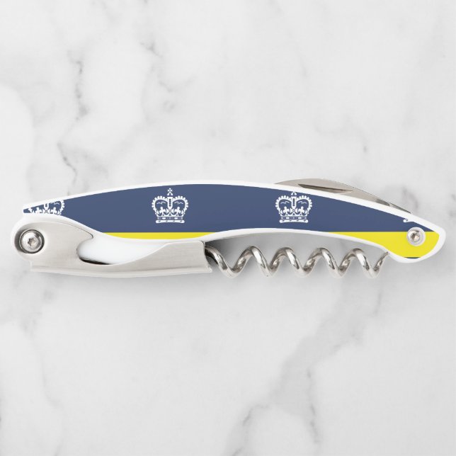 Tire-bouchon Drapeau de Regina (Saskatchewan) Vis-bouchon de la (Devant)