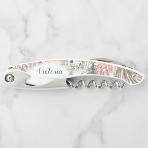 Tire-bouchon Elégant Boho Floral Bridesmaid Favoriser