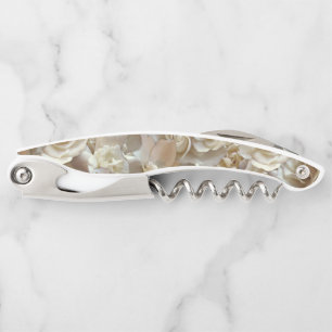 Tire-bouchon Élégant Rose floral Motif pétal