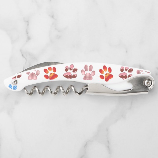 Tire-bouchon Empreintes de chiot (Dos)