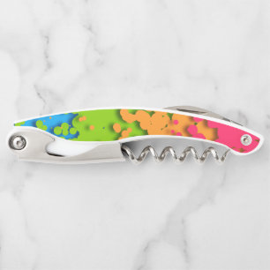Tire-bouchon Fière de Groovy Rétro Bubbly Trippy Funky Panroman