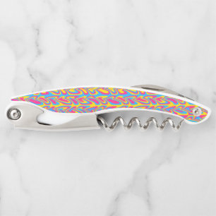 Tire-bouchon Fière Pansexualité Groovy Trippy Squiggly Quirky