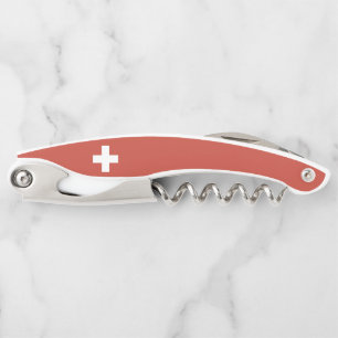 Tire-bouchon Flag of Switzerland - Suisse - Suisse - Svizzera