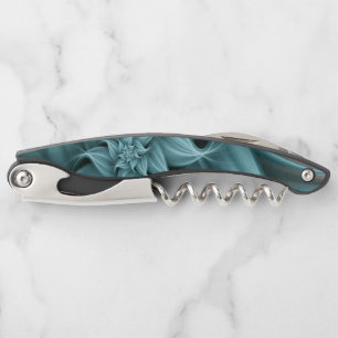 Tire-bouchon Fleur Turquoise Magnifique Fractale