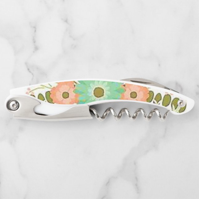 Tire-bouchon Flore d'ouverture de la bouteille de bouchon (Devant)