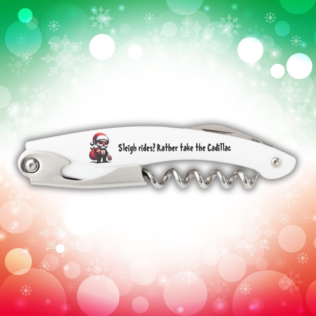 Tire-bouchon Gangster - Sleigh Rides ? Plutôt prendre Cadillac  (Créateur téléchargé)