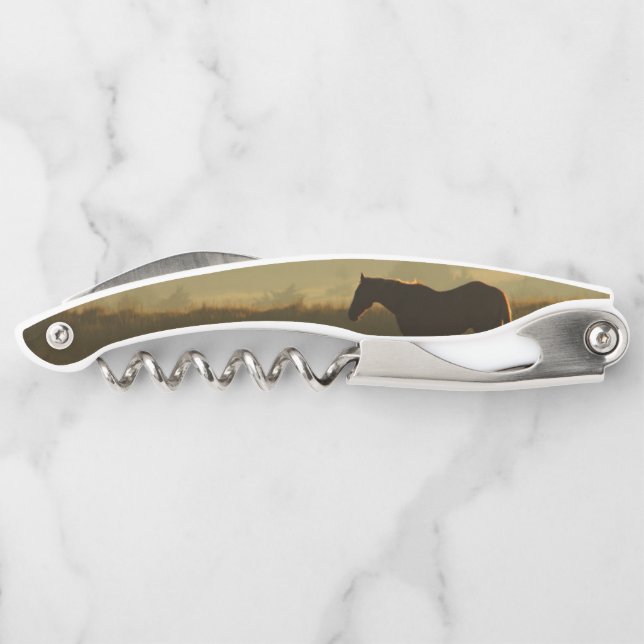 Tire-bouchon Horse in Sunrise Wine Bottle Opener (Dos)