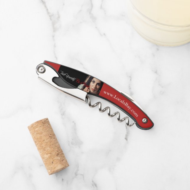 Tire-bouchon Imprimé promotionnel (Devant)