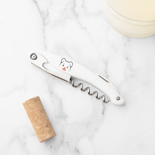 Tire-bouchon Joli rose (Devant)