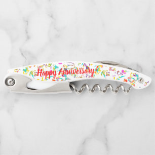 Tire-bouchon Joyeux anniversaire Mariage Confetti Toss